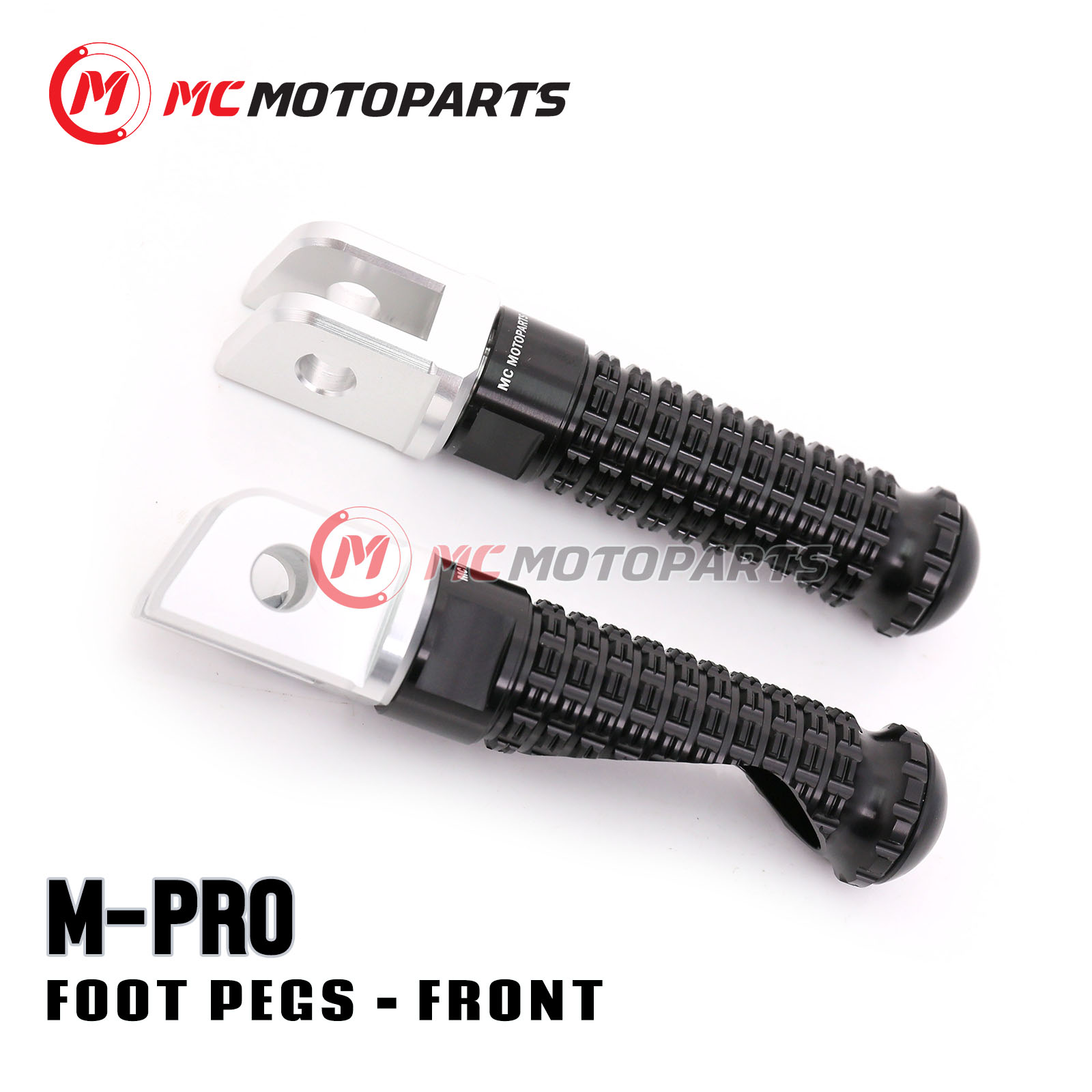 Black Mpro Front Foot Pegs Rests Footpegs For Suzuki Gsx S F