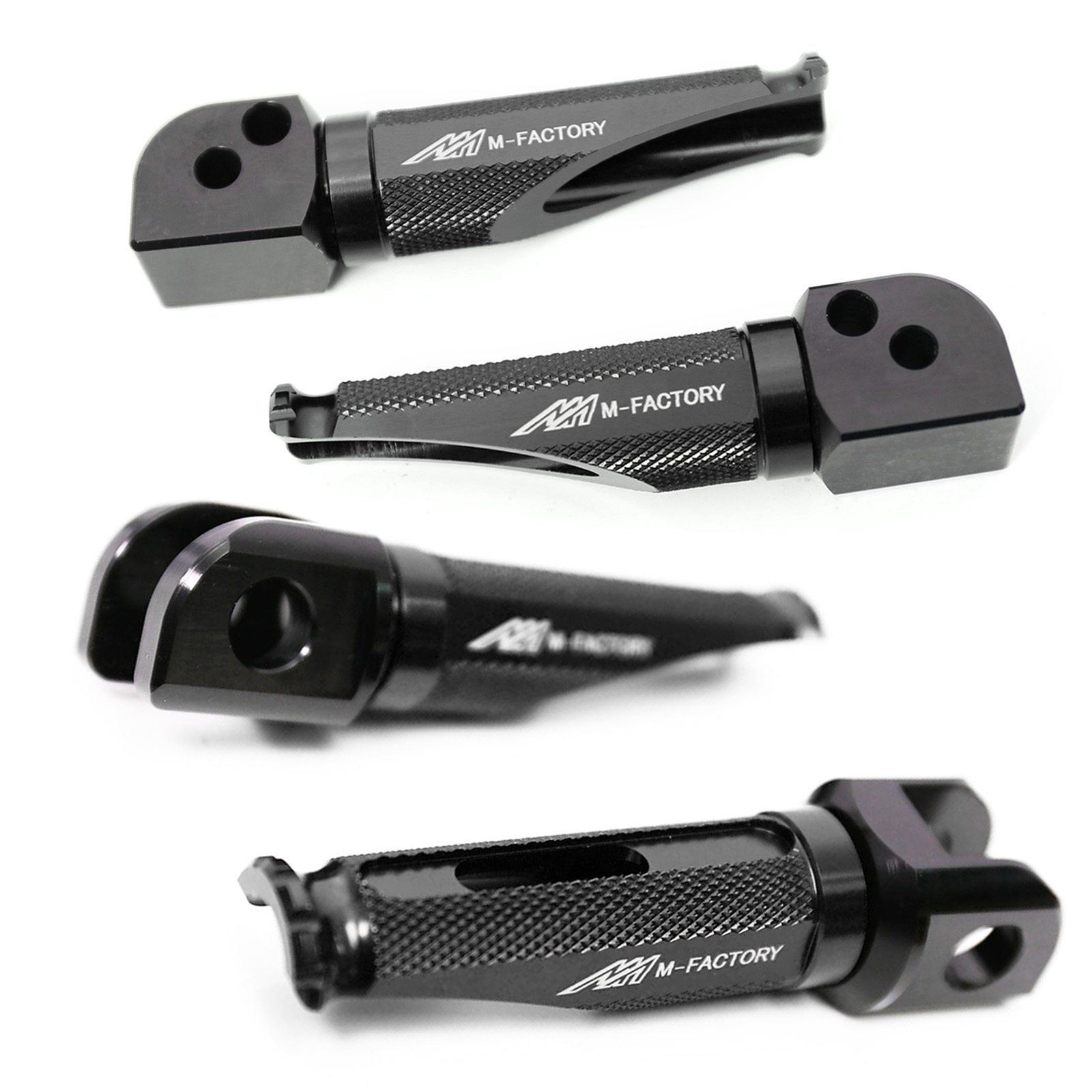 Black CNC Front Foot Pegs Footrest For Honda CBR500R year 2013-2020