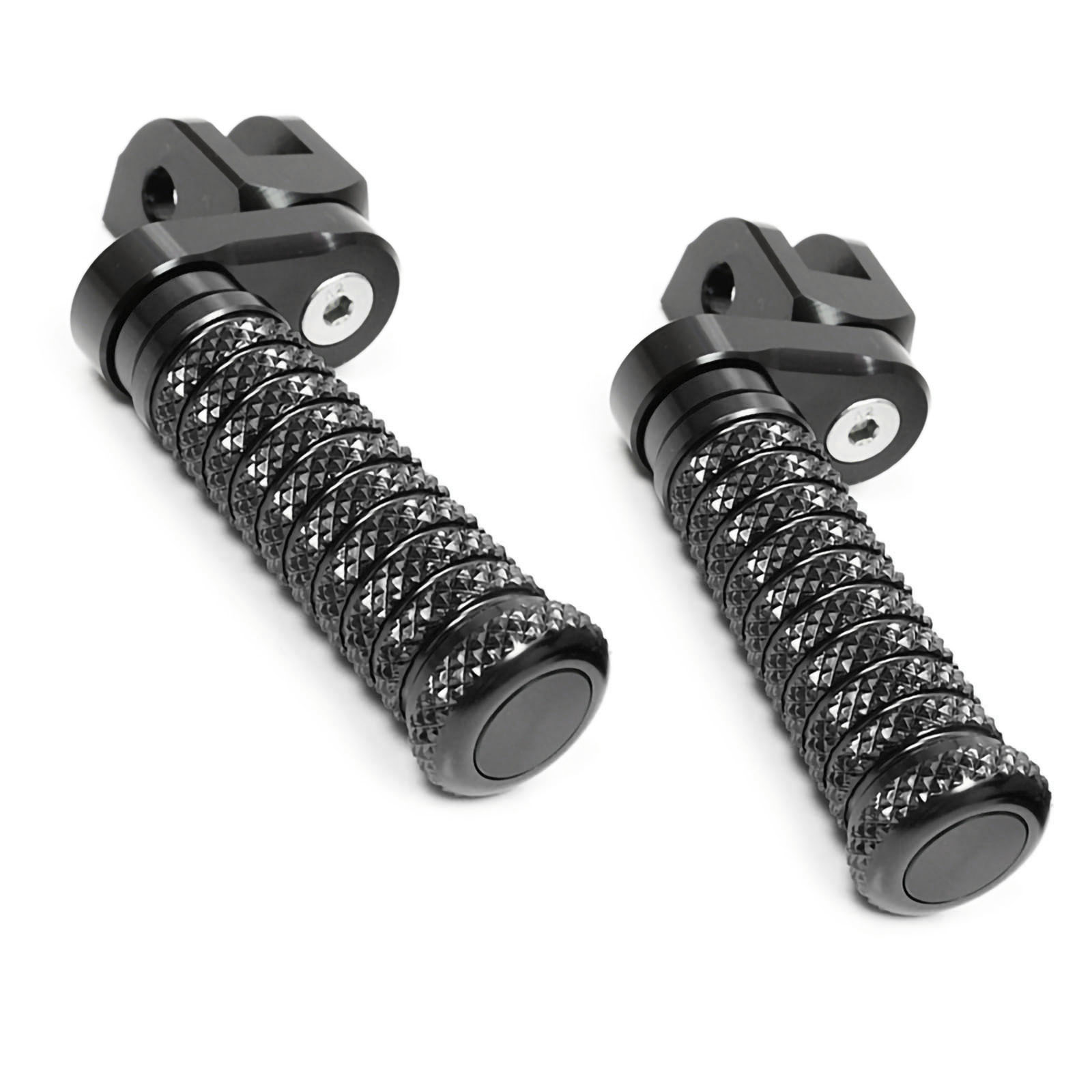 POLE 25mm Adjustable Red Front Foot Pegs For ZX-10R Ninja 11-14 15