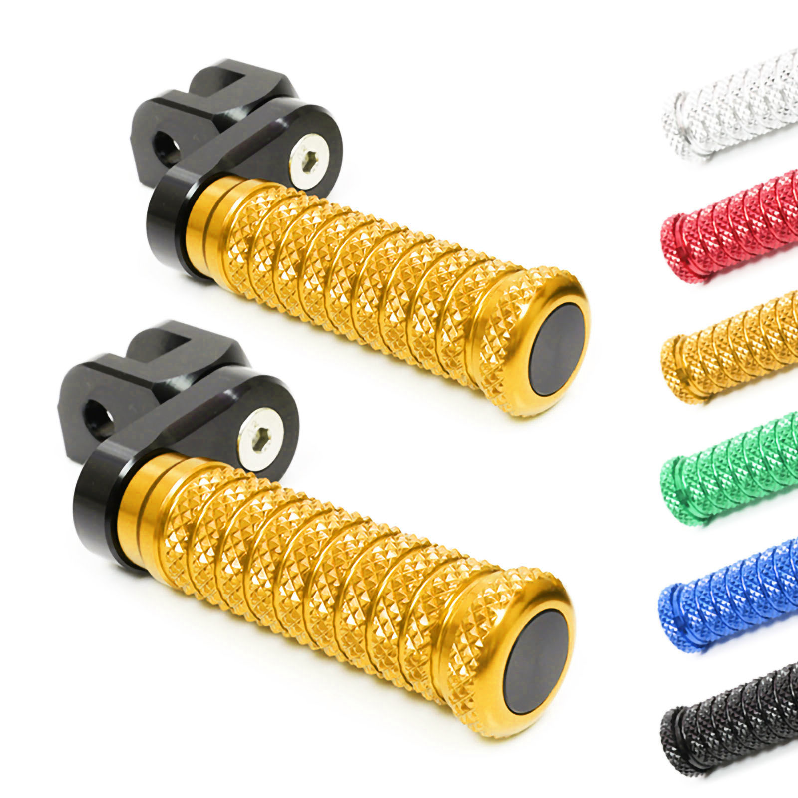 25mm Adjustable Front Foot Pegs POLE For Suzuki GSX-S750 17 18 19