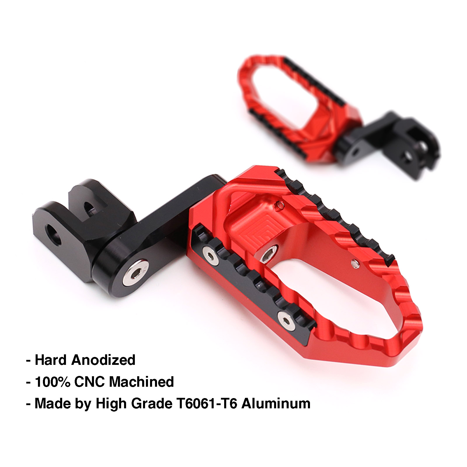 2024春大特価セール！ 40mm Adjustable Front Foot Pegs TOUR For ZX-6R NINJA ZX-600 小物