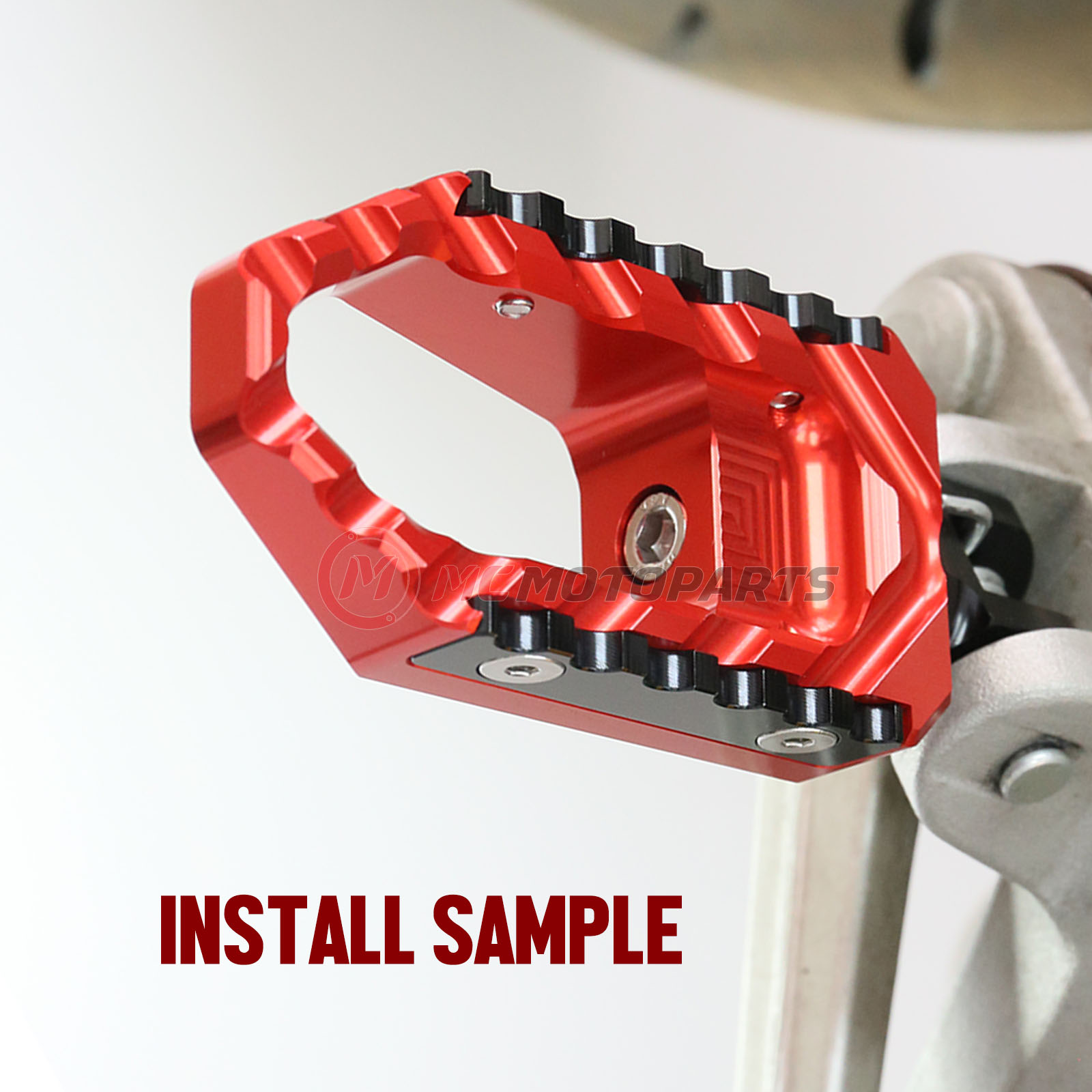 Touring Red Anti Slip Front Foot Pegs For ZX-6R 6RR Ninja 03-09 10