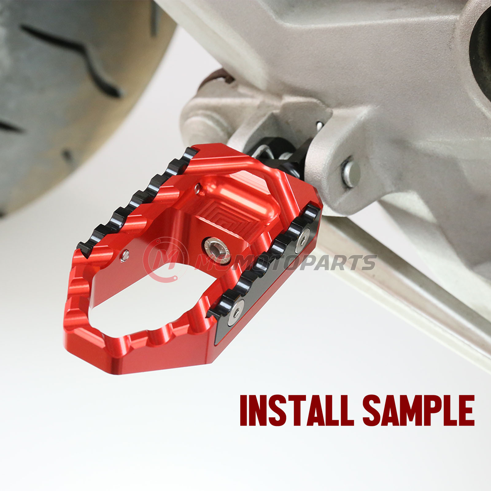 Red Tour Rider Foot Pegs For ZX-12R Ninja 00-02 03 04 05 06 | eBay