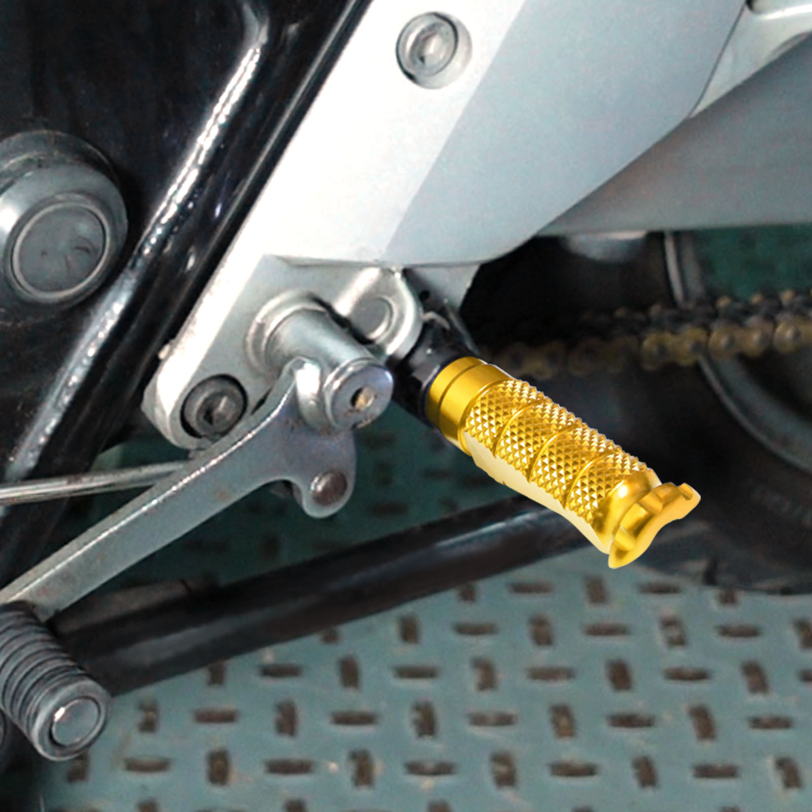 Gold CNC Front Rear R-FIGHT Footpegs For CBR500R 16 17 18 19 20 21