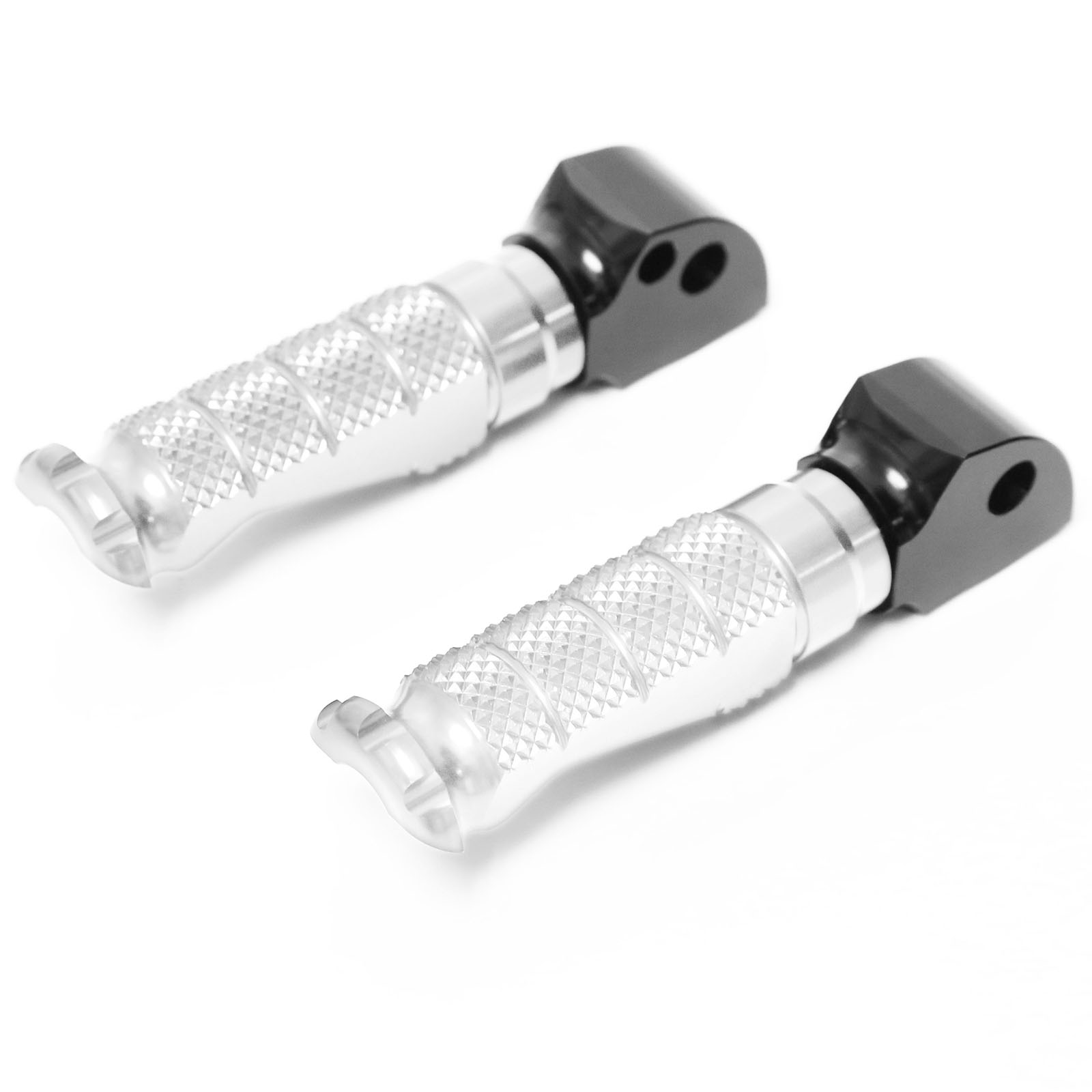 R-FIGHT Silver Rear Foot Pegs For Kawasaki ZX-6R NINJA ZX-600 97