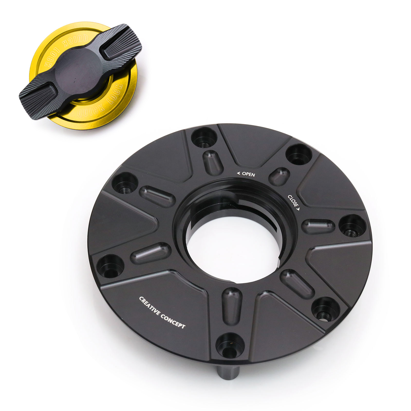 ✳︎ Gold NIMBLE Quick Release Fuel Cap For ST 1300 A 03 04 05 06 07 08