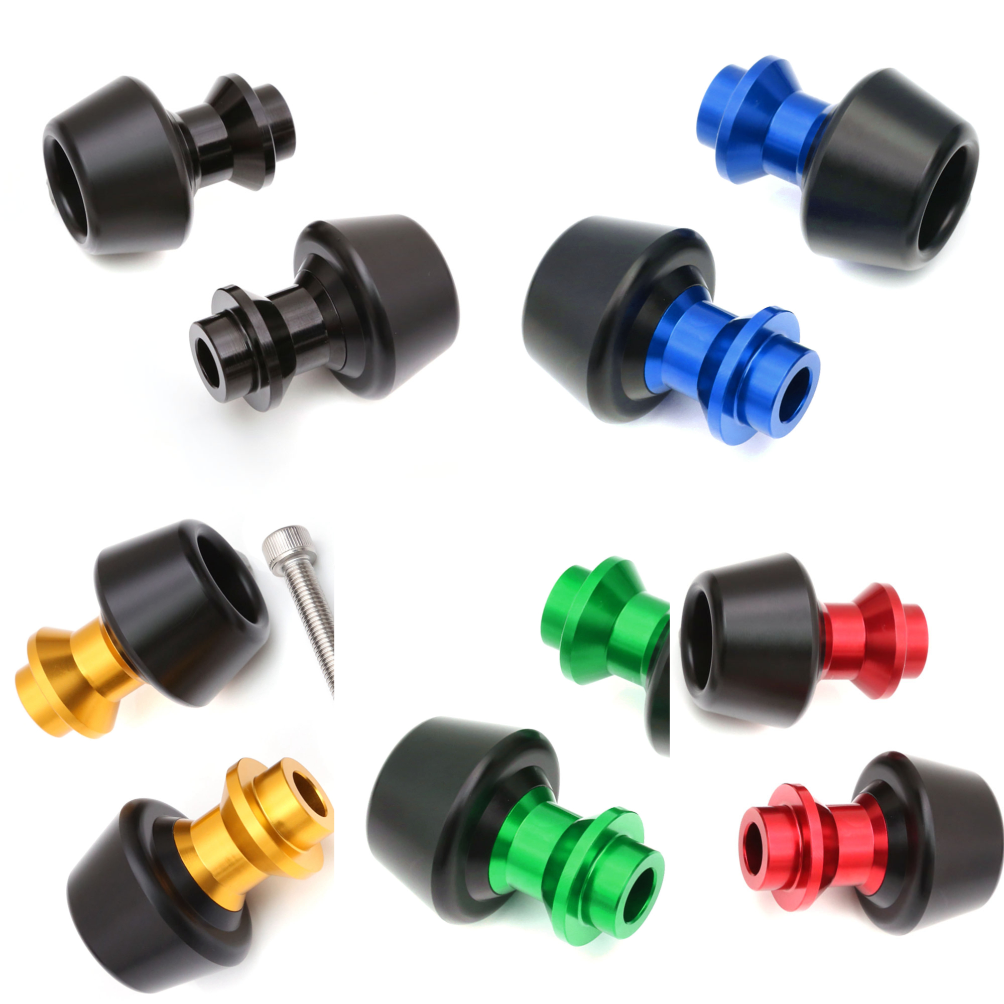 Green 8mm Rear Swingarm Spools M8 For Kawasaki ZX-10RR Ninja Green 8mm Rear Swingarm Spools M8 For Kawasaki ZX-10RR Ninja