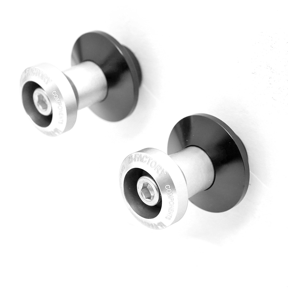 Silver SPMF 8MM Swingarm Spools Screws For Kawasaki ZX-10RR Ninja