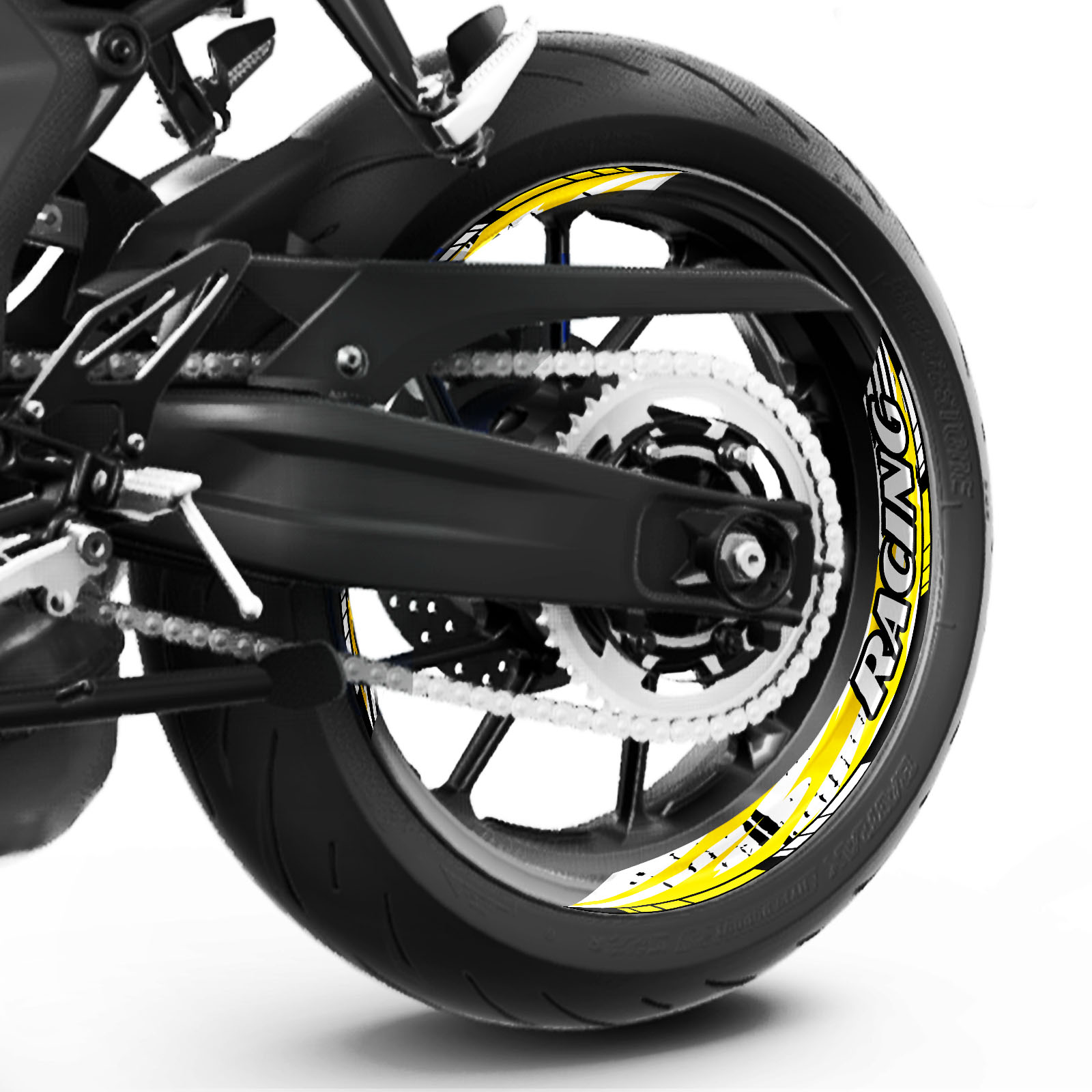 17 inch Vinyl Wheel Rim Stickers S29W For ZX0RR Ninja ZX000 00 05