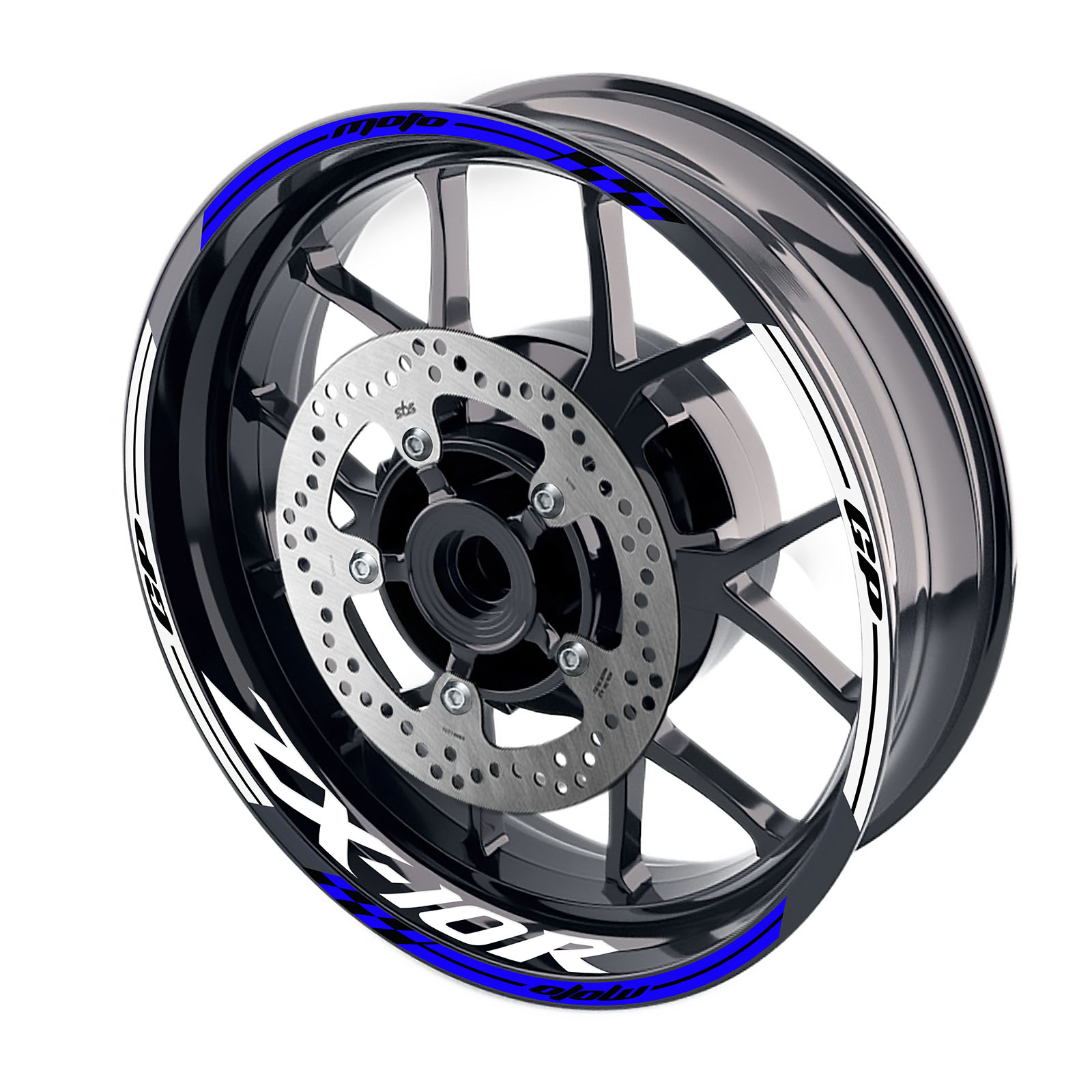 Rim Decor Sticker 17'' Wheel Tape For Kawasaki ZX10R Ninja ZX1000