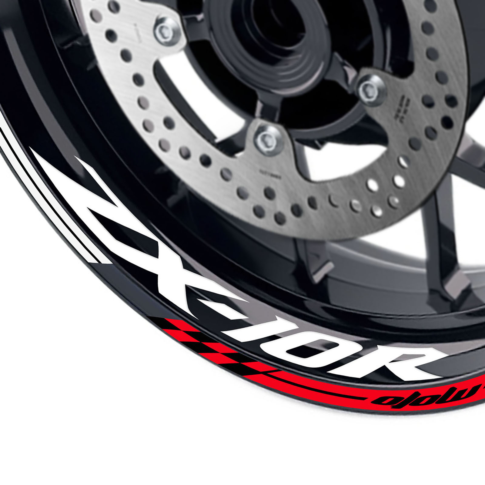 Rim Decor Sticker 17'' Wheel Tape For Kawasaki ZX10R Ninja ZX1000