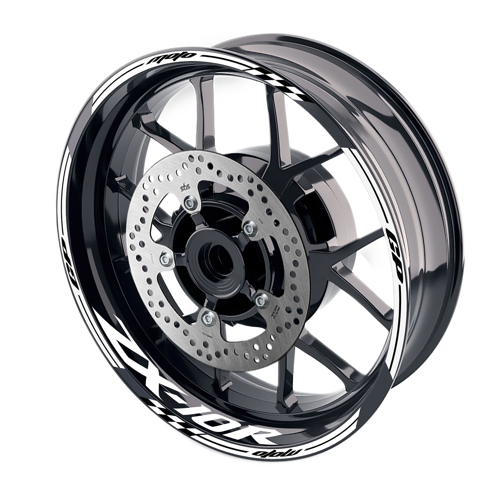 Rim Decor Sticker 17'' Wheel Tape For Kawasaki ZX10R Ninja ZX1000