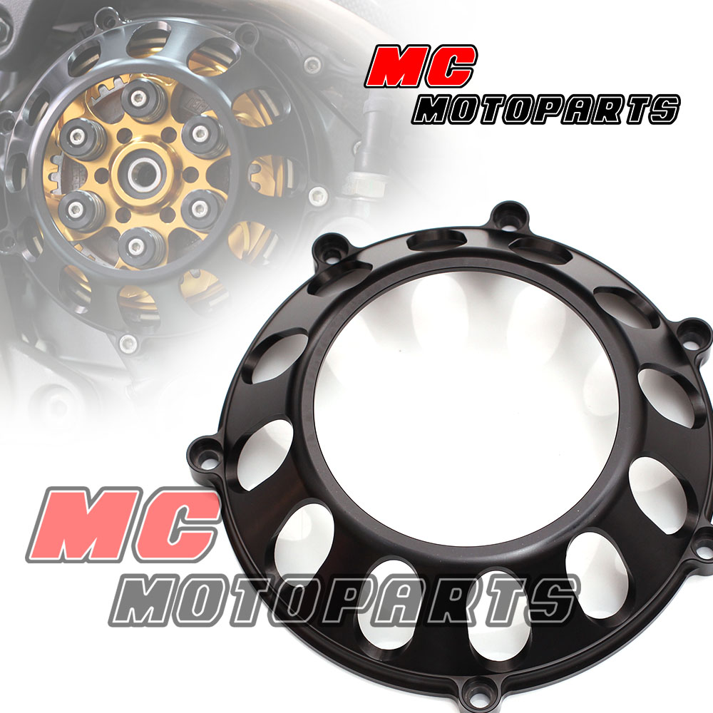 Black CNC Billet Open Clutch Cover Ducati 1198 1098 999 749 998 996 916 ...