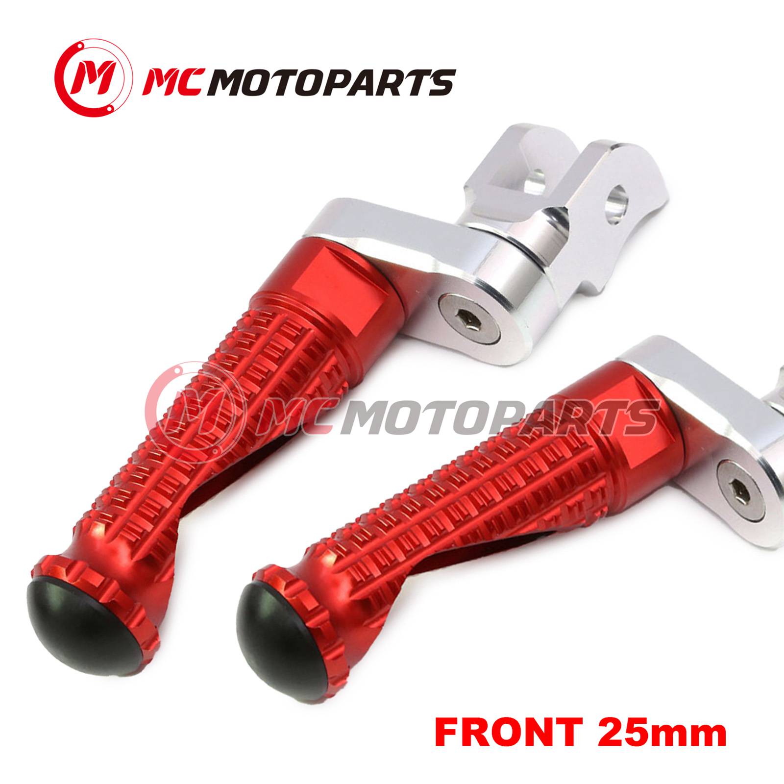 For Kawasaki Ninja 1000 = Z1000 17-19 18 MPRO 25mm Extended RED