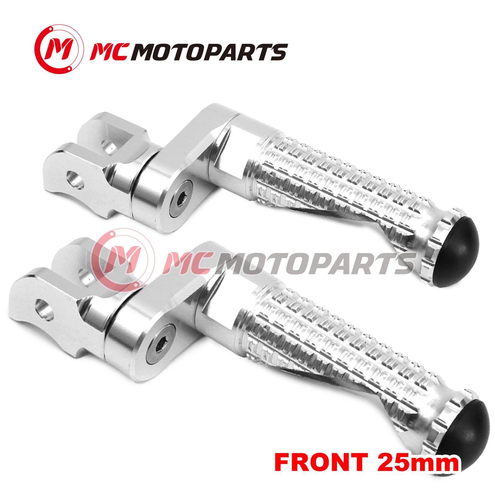 For Kawasaki Z125 16-20 19 18 17 MPRO 25mm Extended SILVER Front