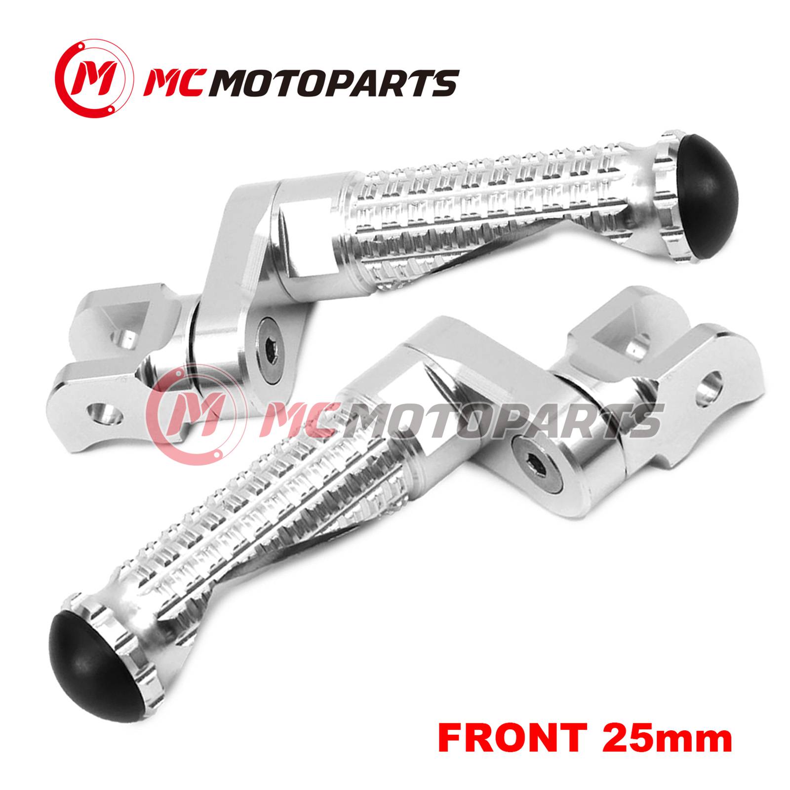 根付　H1-1-1 For Kawasaki ZX10 88-92 91 90 89 MPRO 25mm Extended SILVER Front