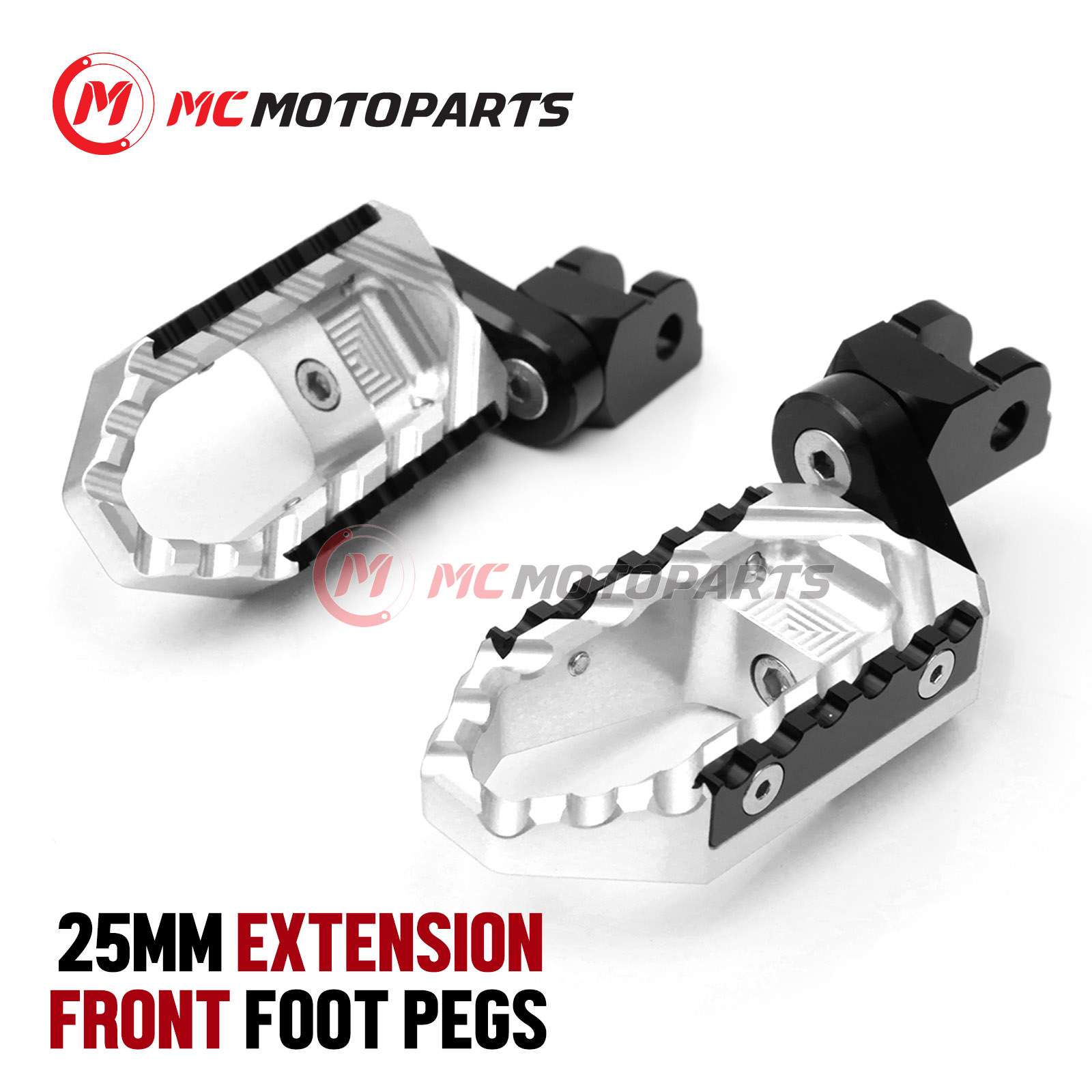 1 inch Adjustable Front Wide Foot Pegs For Kawasaki Ninja 1000