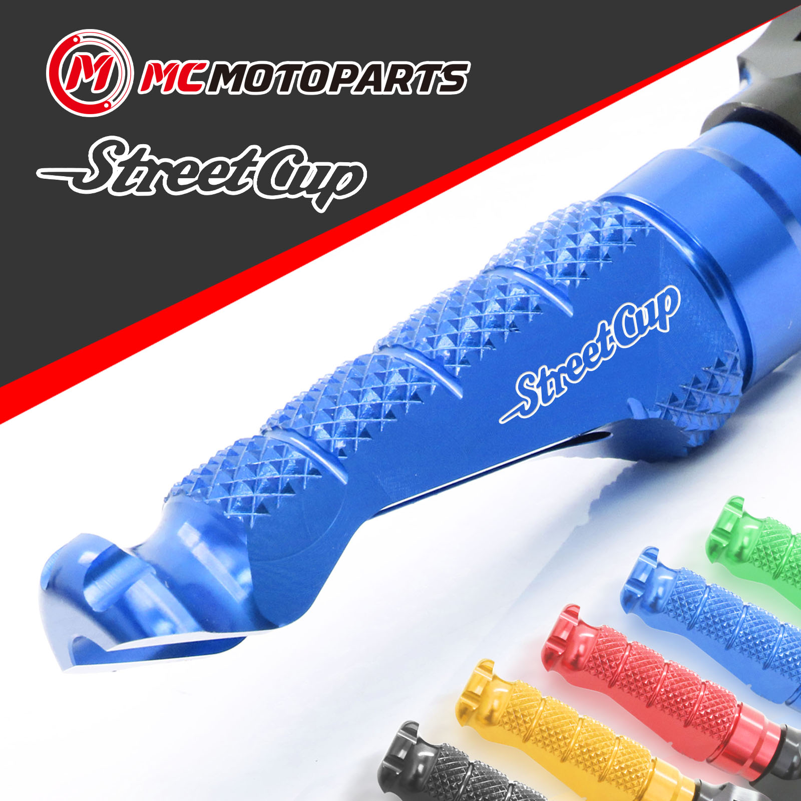 CNC R-FIGHT Front Rider Foot Pegs For Triumph STREET CUP ...