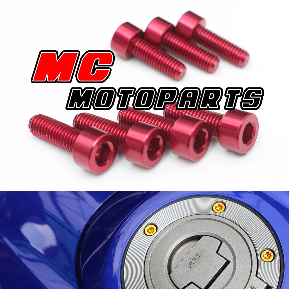CNC Gas Cap Fuel Cap Bolts For Kawasaki Ninja 500 R ZX7R ZG1000
