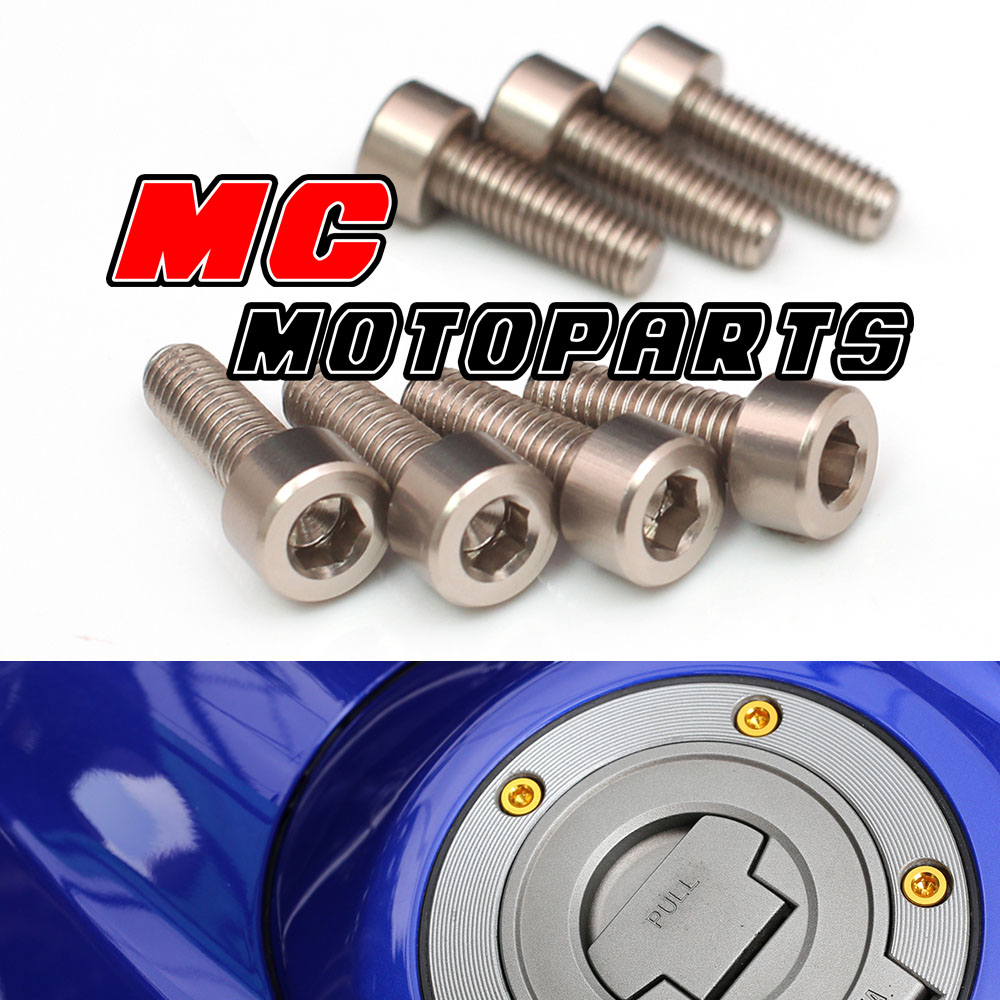 CNC Gas Cap Fuel Cap Bolts For Kawasaki Ninja 500 R ZX7R ZG1000