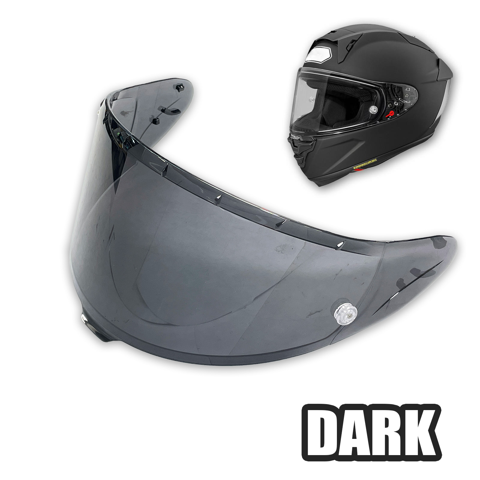 SHOEI 純正 CWR-F2R シールド ダークスモーク Z-8 X-15 For Shoei Z8 X-15 X-Fifteen CWR-F2R Tinted Helmet Visor Dark