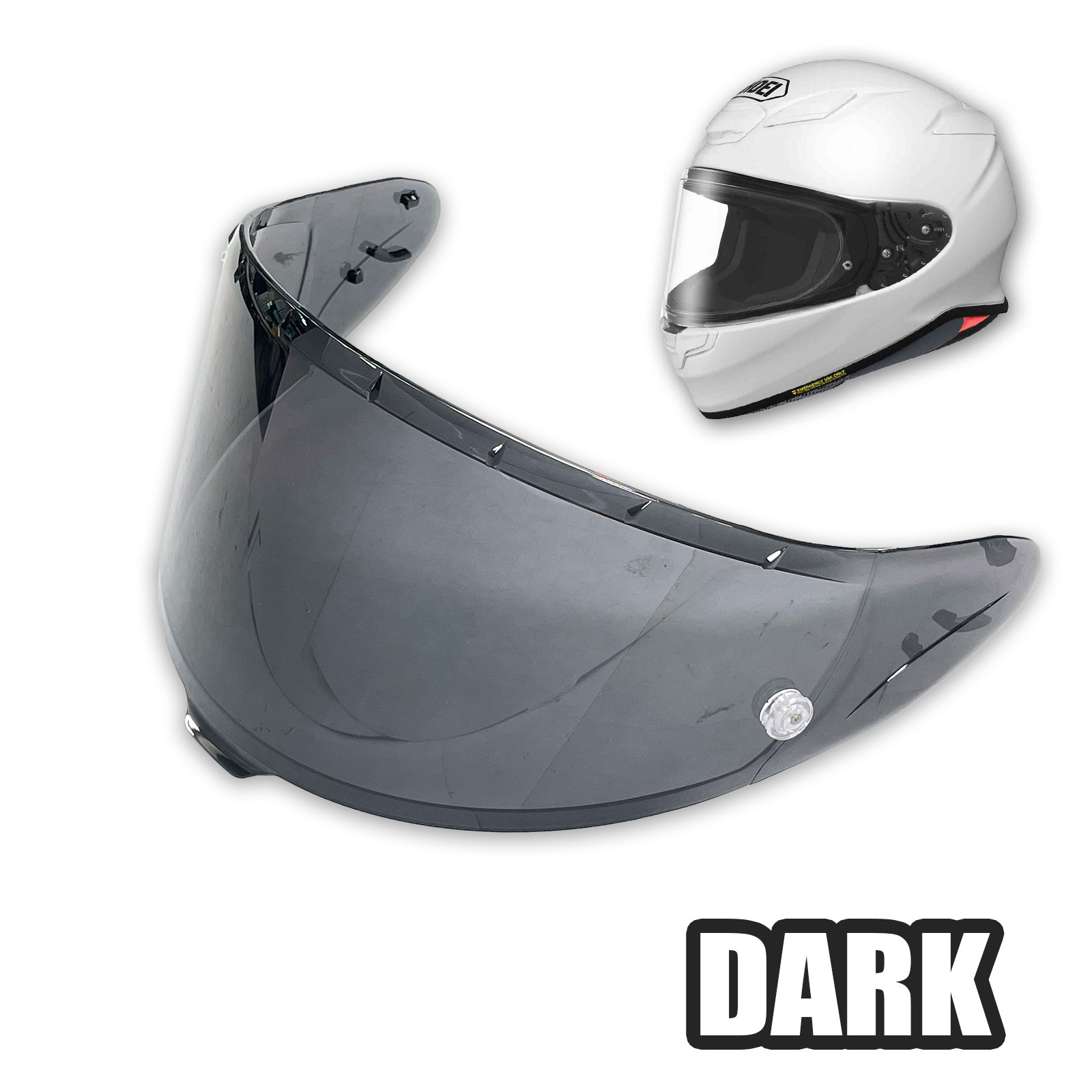 For Shoei Z8 RF-1400 NXR 2 CWR-F2 X-15 Helmet Visor Smoke | eBay