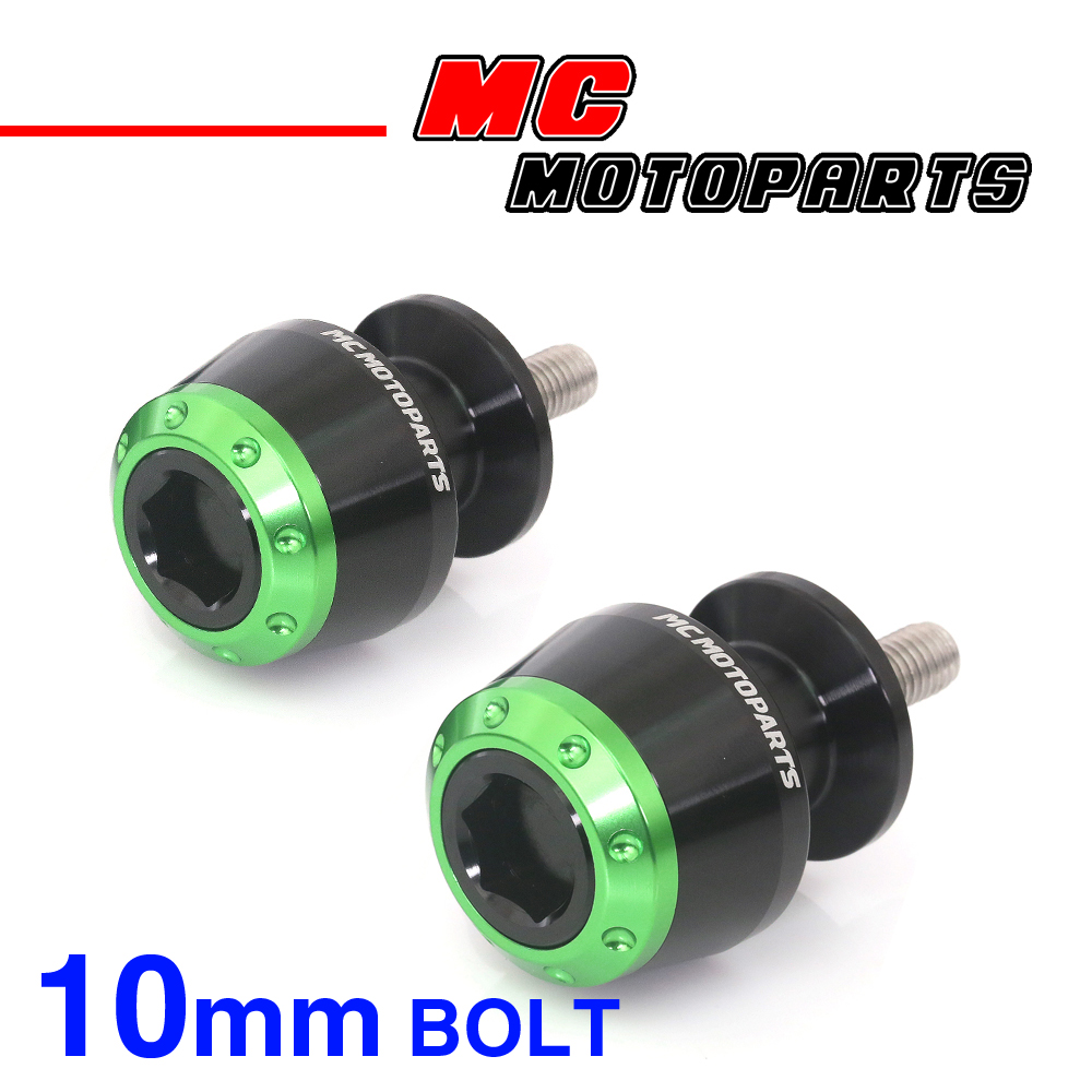 ATOM CNC Protection M10 Swingarm Spools For Kawasaki Z1000 SX 2010