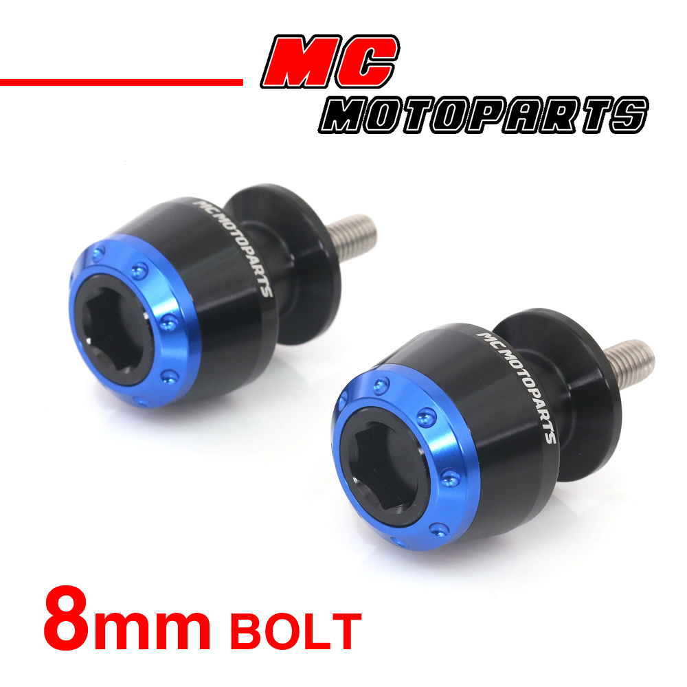ATOM CNC Protection M8 Swingarm Spools For Kawasaki ZX-6R 636 2013
