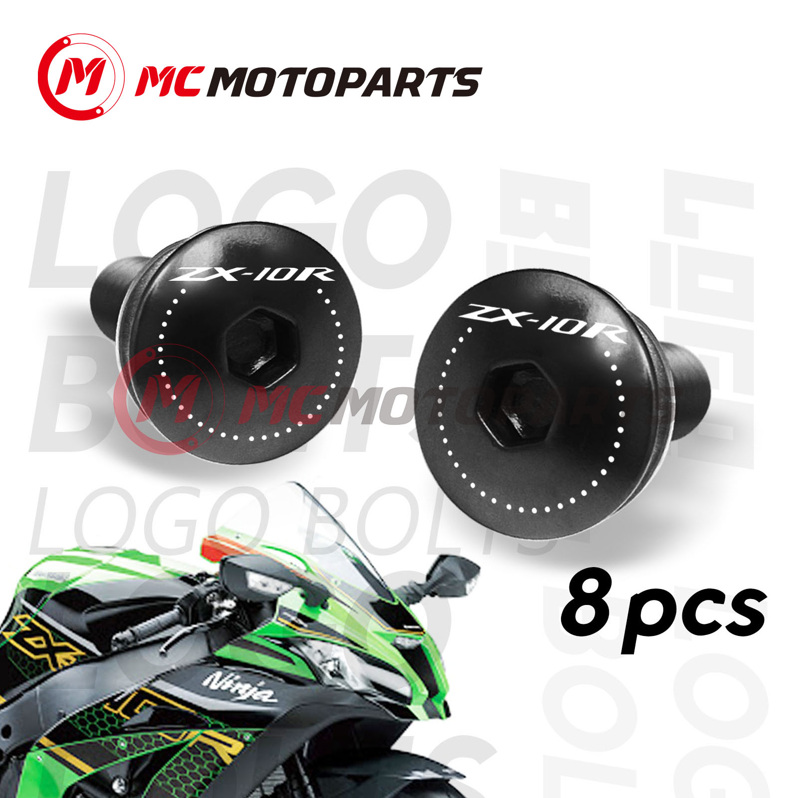 Windscreen Bolts Windshield Screw Kit ZX10R Fits Kawasaki ZX-10RR
