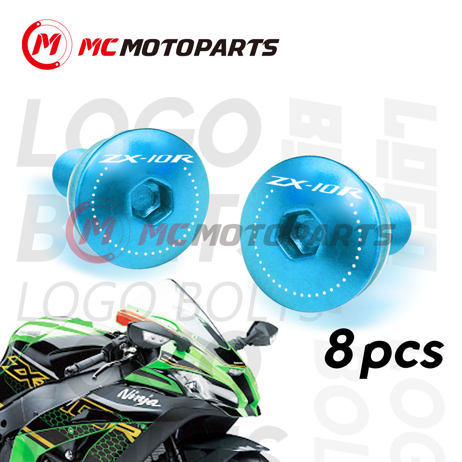 Windscreen Bolts Windshield Screw Kit ZX10R Fits Kawasaki ZX-10RR