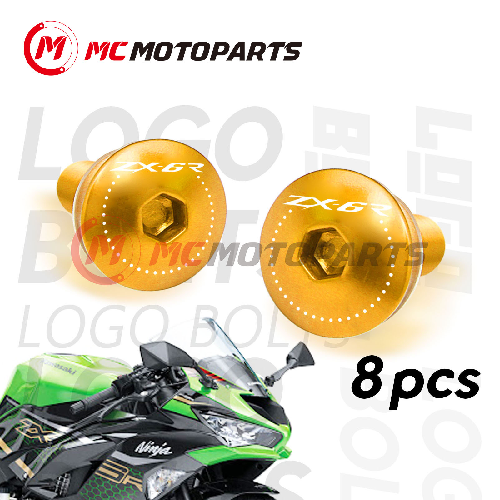 Windscreen Bolts Windshield Screw Kit ZX6R Fits Kawasaki ZX-6R Windscreen Bolts Windshield Screw Kit ZX6R Fits Kawasaki ZX-6R