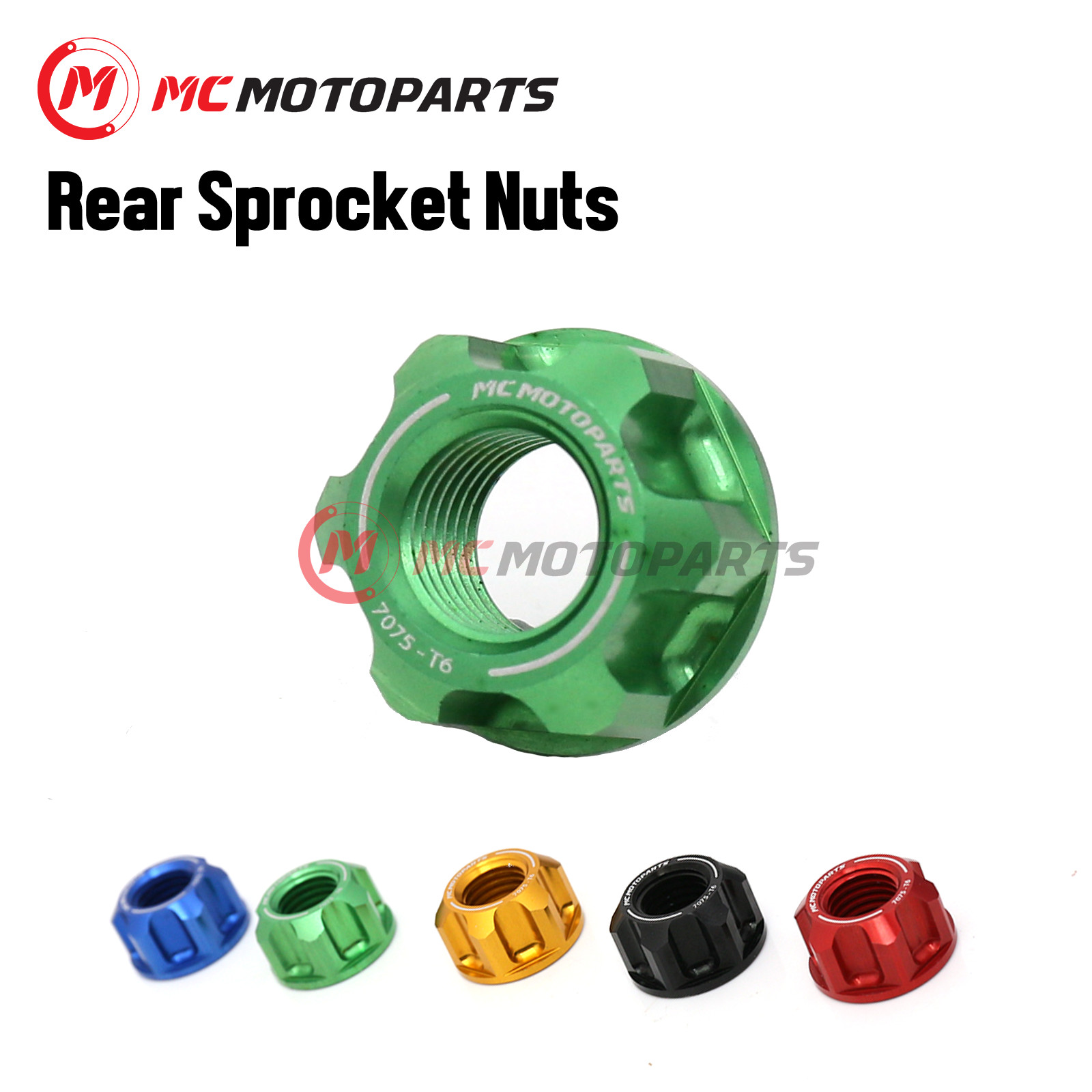 Details About Mc Motoparts Spoke6 Billet Rear Sprocket Nuts For Yamaha Yzf R1 R6 750 Yzf1000r