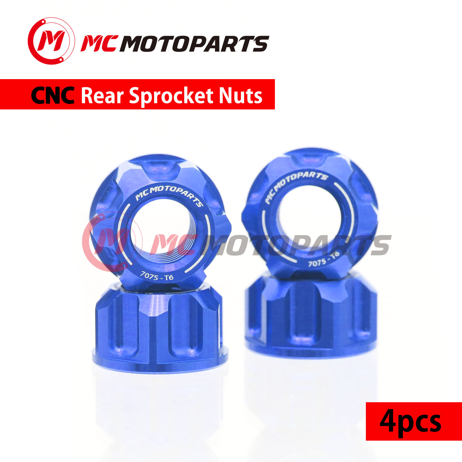 CNC SPOKE6 Rear Sprocket Nuts M8 For Kawasaki KLX110 02-19 Z125