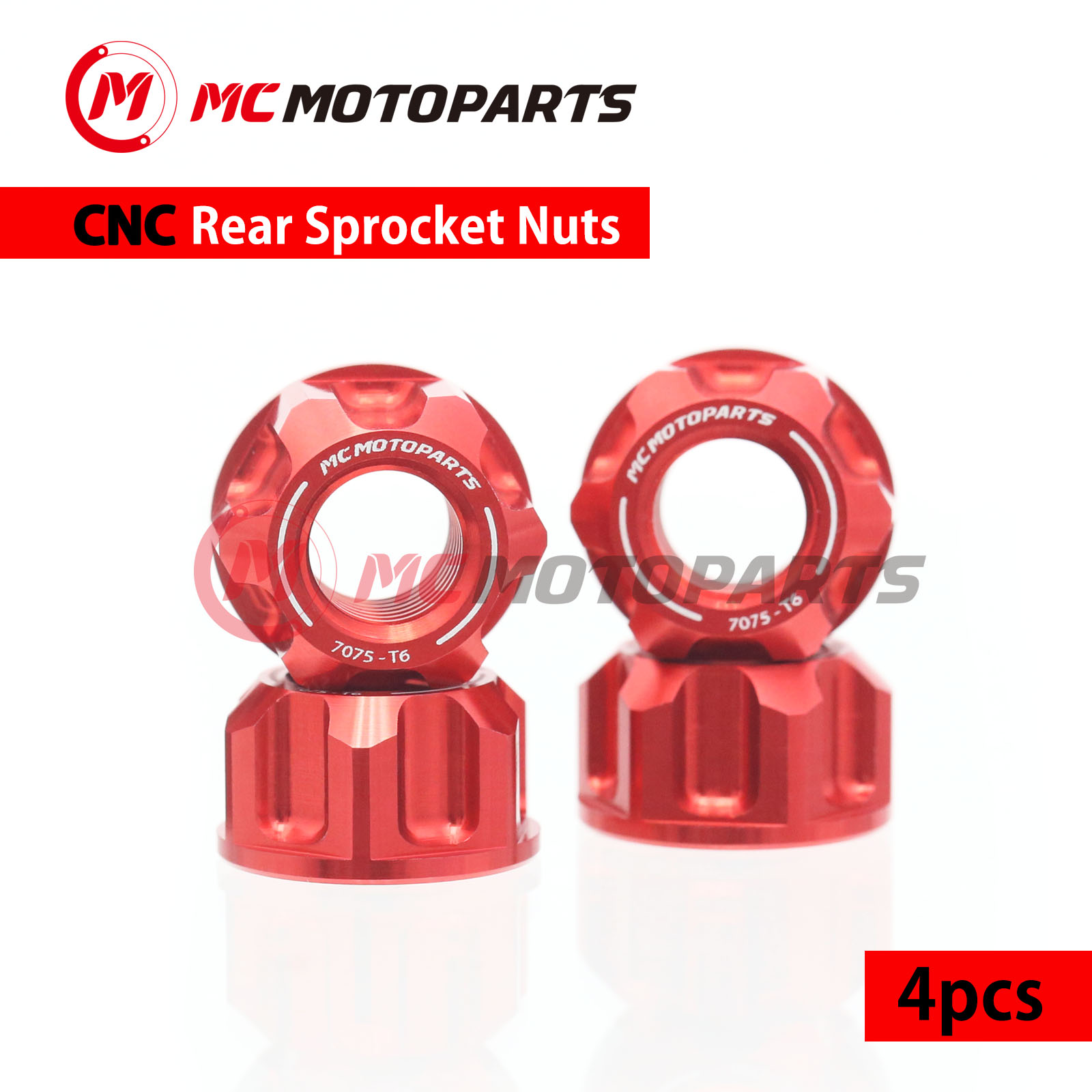 CNC SPOKE6 Rear Sprocket Nuts M8 For Kawasaki KLX110 02-19 Z125