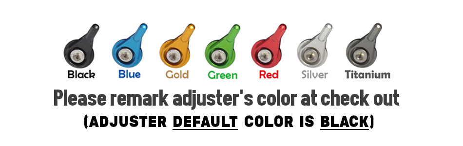 GP Long Lever Adjuster Colors